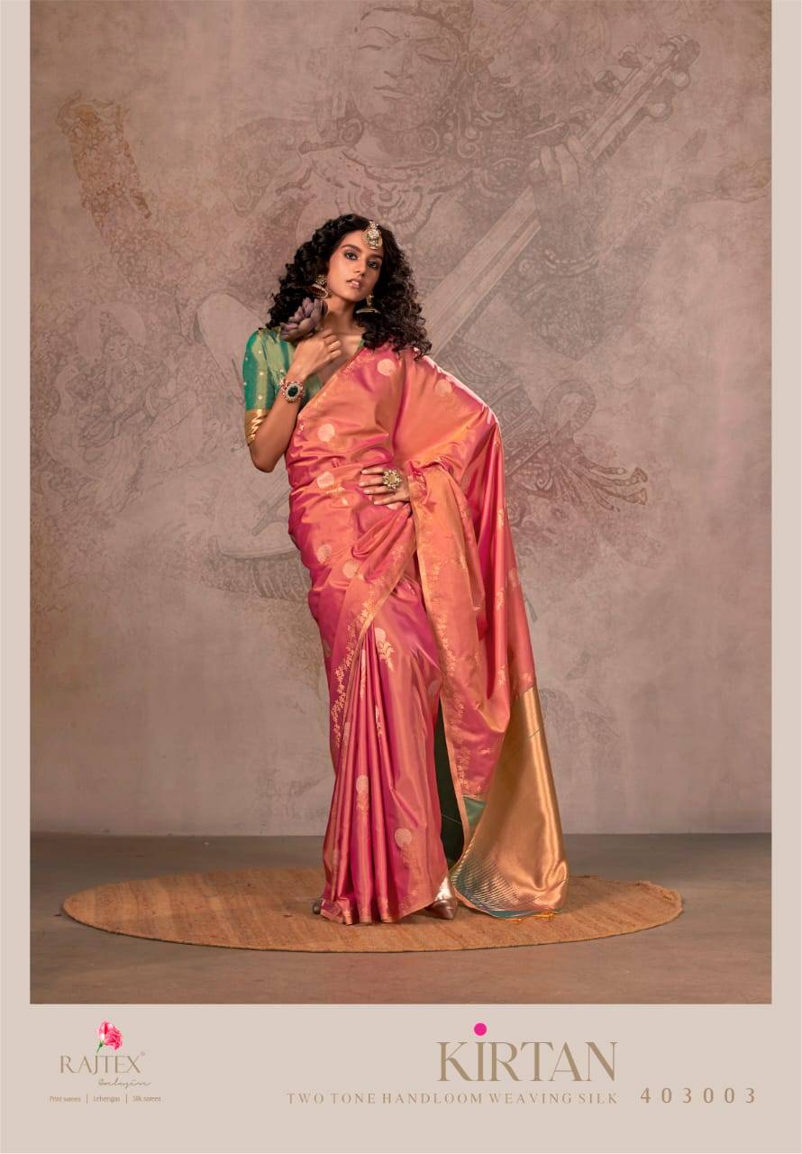 Rajtex Kirtan Two Tone Silk Wholesale saree market